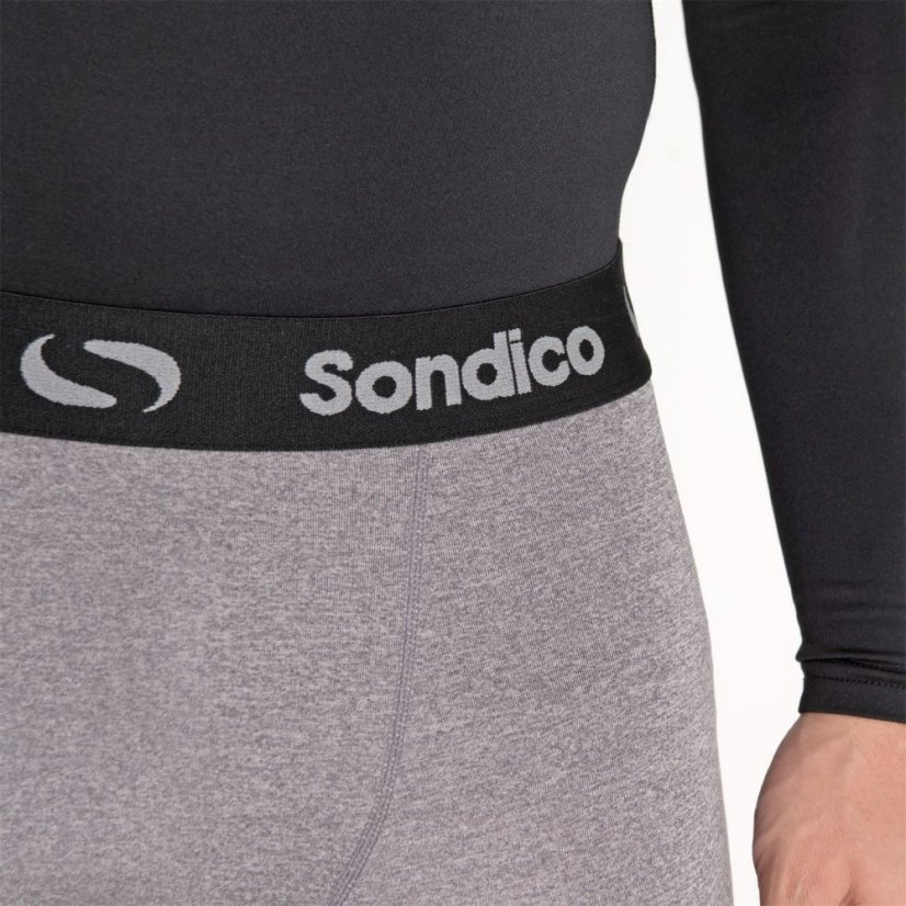 Sondico Core Tights Mens Grey Marl