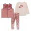 Nike Kids' 3 Piece Vest Set Gilets Red Stardust