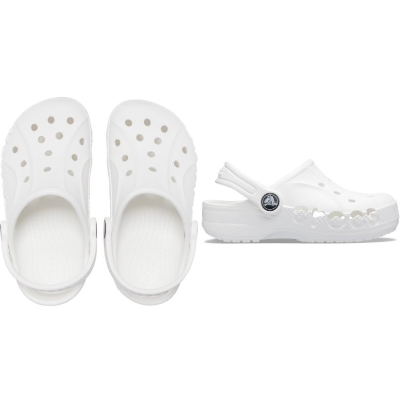 Crocs Baya Clogs Childrens White