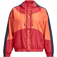 Under Armour RUSH™ Woven Full-Zip Jacket Red