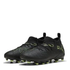 Puma Unisex Kids' Future 8 Match Firm Ground Football Boots Blk-FL-GrnTrrn