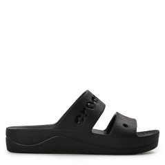 Crocs Women's Baya Platform Clogs Black