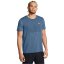 Under Armour Men's Seamless Stride Short-Sleeve Performance Top Blue