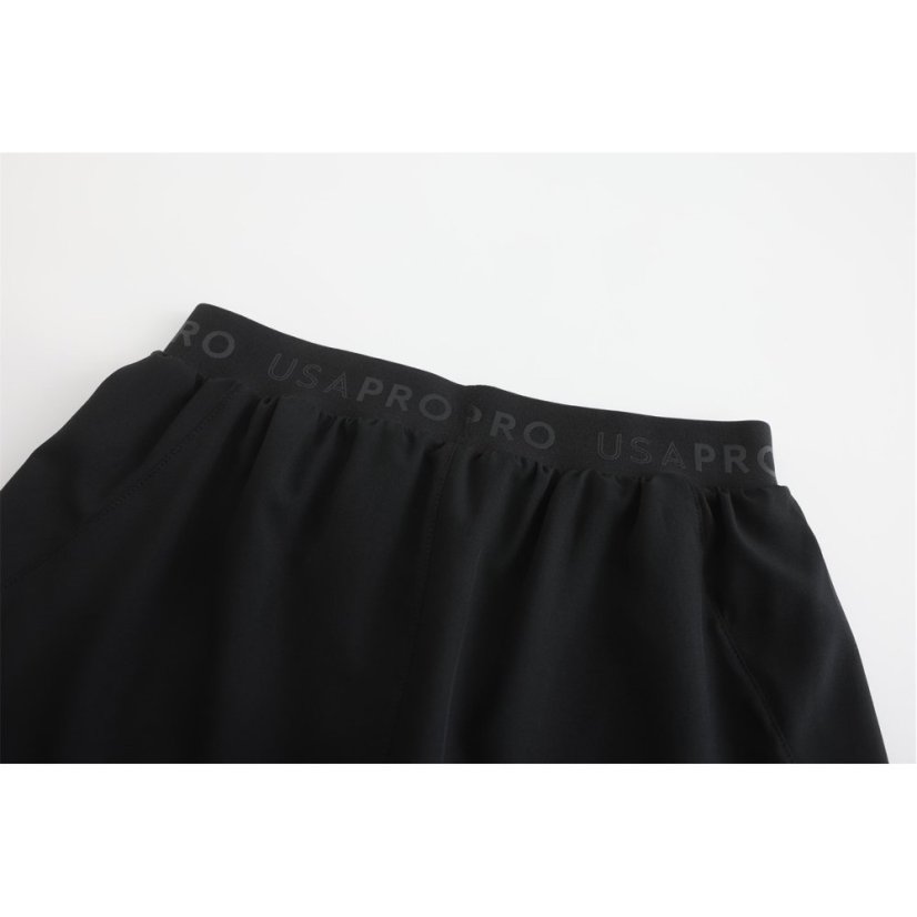 USA Pro 2in1 Short Jn43 Black