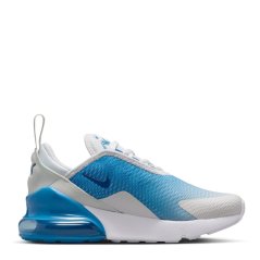Nike Air Max 270 Childrens Trainers White/Blue
