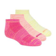 Skechers Kids' Trainer Socks Pink/Yellow