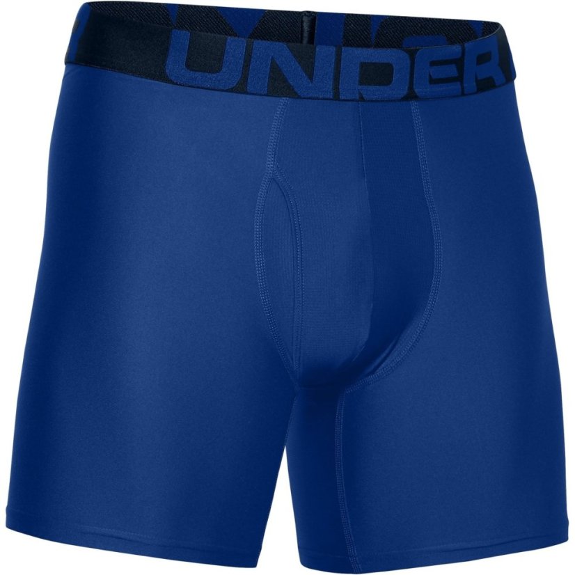Under Armour Under 2 Pack 6inch Tech Boxers Mens Royal/Academy