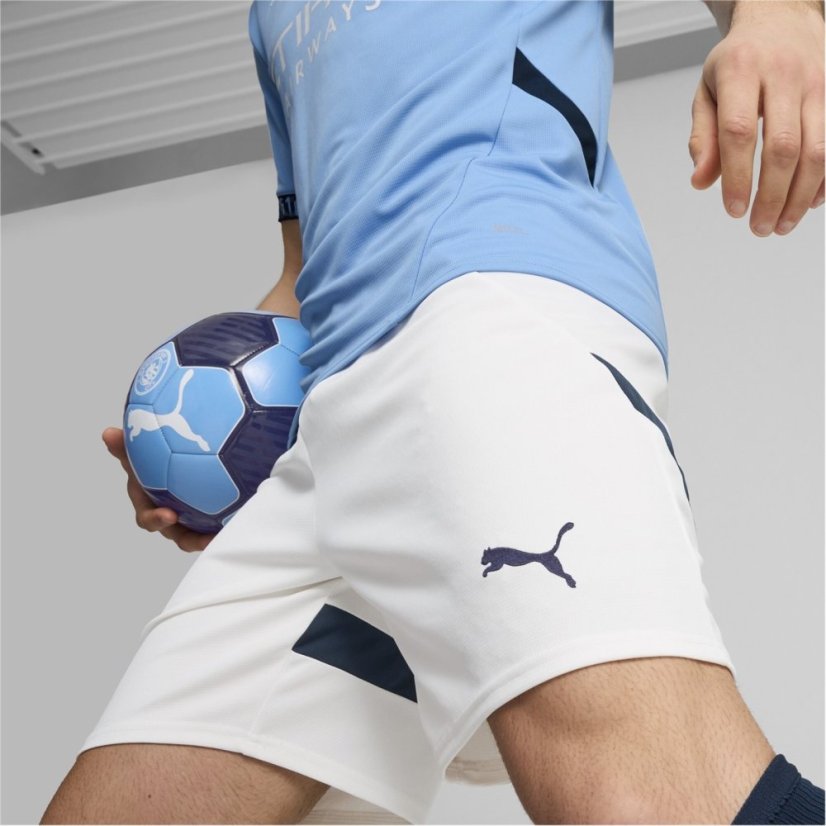 Puma Manchester City Home Shorts 2024 2025 Adults White