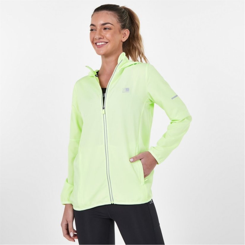 Karrimor Funnel Neck Run Jacket Womens Zesty Green