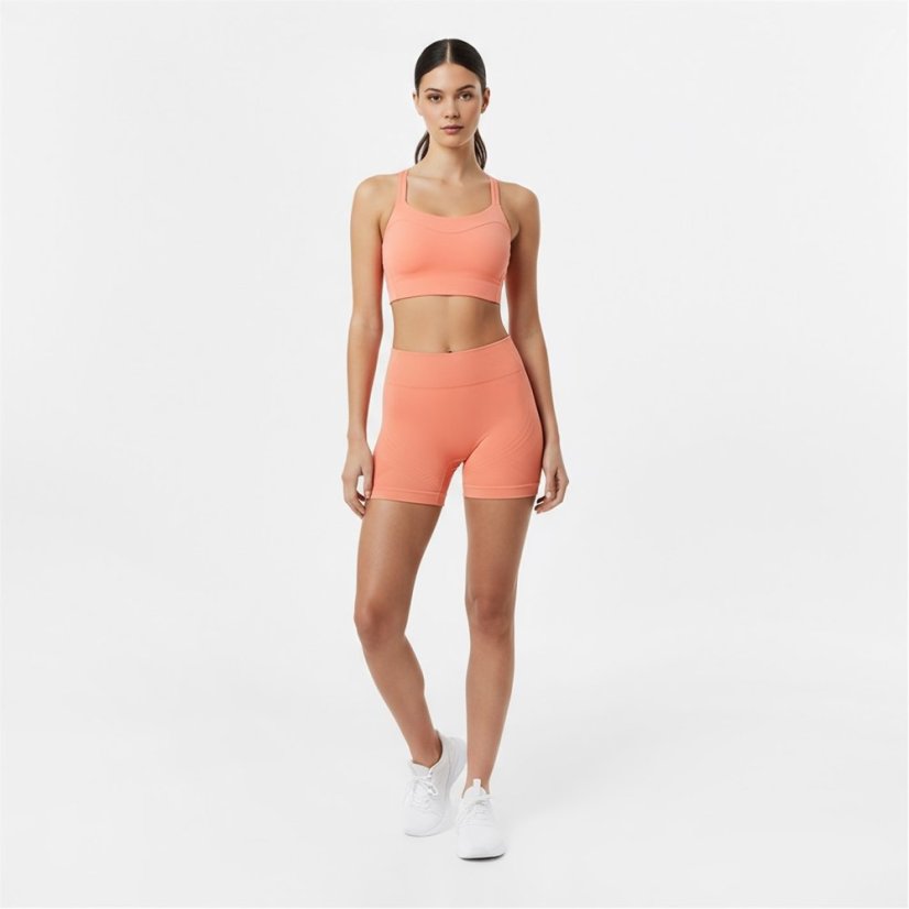 USA Pro USAP Seamless 3 Inch Shorts Womens Coral