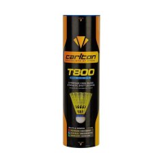 Carlton T800 Shuttlecocks 6 Pack Yellow