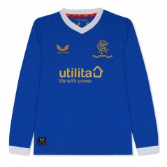 Castore Rangers FC LS Home Shirt 2021 2022 Junior Blue