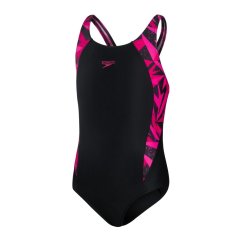 Speedo HyperBoom Splice Muscleback Junior Black/Ele Pink