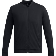 Under Armour Men's Meridian Bomber Four-Way Stretch Moisture-Wicking Performance Training Jacket Black