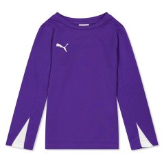 Puma (13) Team Ls Shirt Juniors Purple