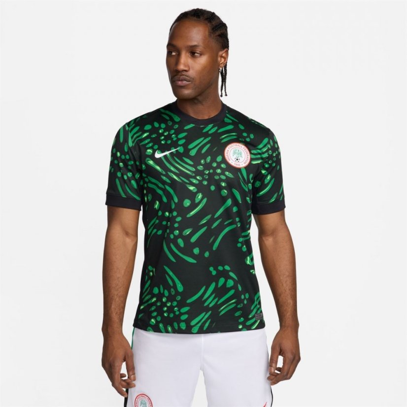 Nike Nigeria Away Shirt 2024 Adults Black