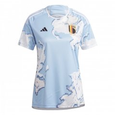 adidas Belgium Away Shirt 2023 2024 Womens Blue