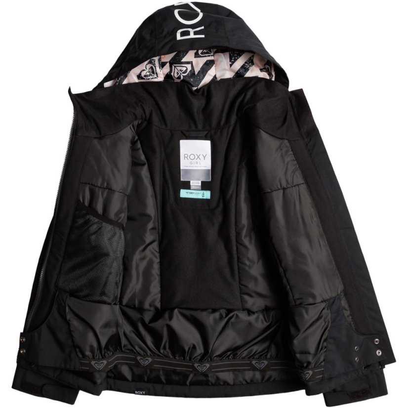 Roxy Kids' Comete Waterproof Ski Jacket Black