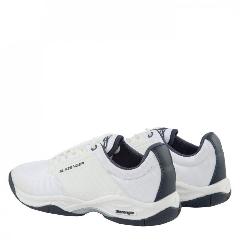 Slazenger Serve Junior Tennis Shoes White/Blue