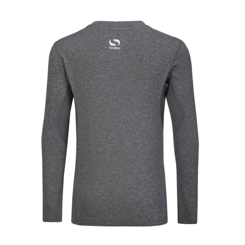 Sondico Long Sleeved Core Base Layer Junior Grey Marl