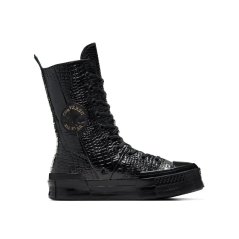 Converse Unisex Adults Chuck 70 Plus Xhi Leather High-Top Trainers 001-Black/Bla