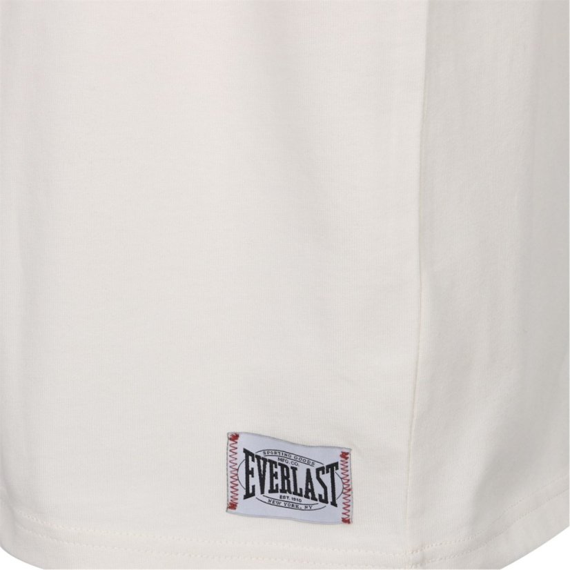 Everlast Men's Cotton Short Sleeve Crew Neck T-Shirt White