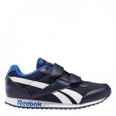 Reebok CL Jogger RS Child Boys Trainers Navy/White