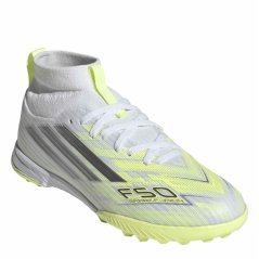 adidas Kids' F50 Sparkfusion League Astro Turf Football Boot Ftwr White/Iron