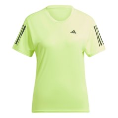 adidas Women's Own The Run T-Shirt Lemon/Black