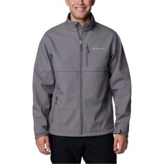 Columbia Men's Ascender Water and Wind Resistant Softshell Jacket Grey