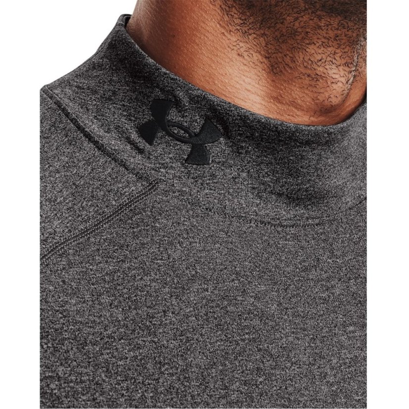 Under Armour Men's Fitted Mock Baselayer Top Gray