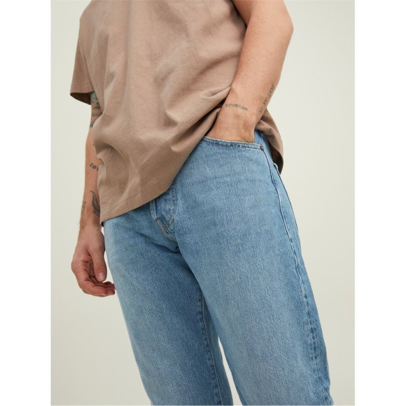 Jack and Jones Men's Chris Slim Fit Jeans Blue Denim