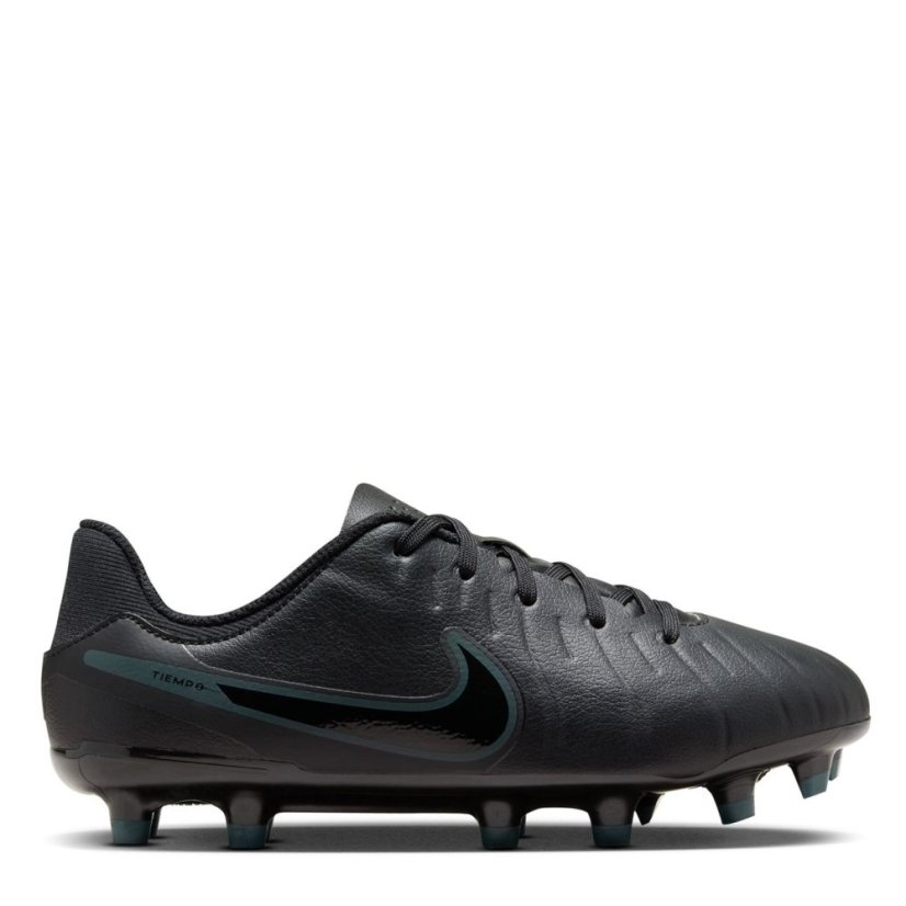 Nike Tiempo Legend 10 Academy Junior Firm Ground Football Boots Black/Green