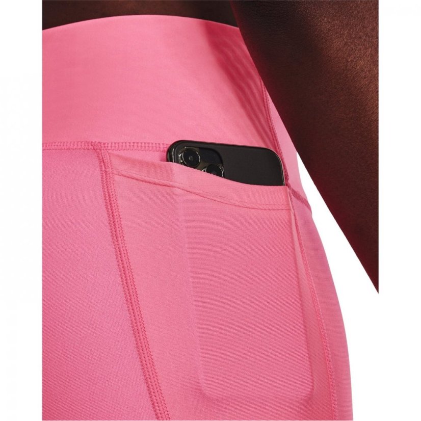 Under Armour Branded Fitness Leggings Womens Pink