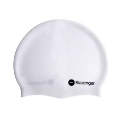 Slazenger Silicone Swimming Cap Adults White