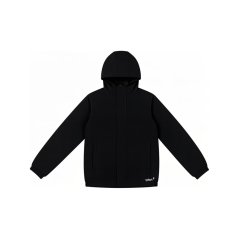 Gelert Unisex Kids Packaway Hooded Long Sleeve Waterproof Jacket Black
