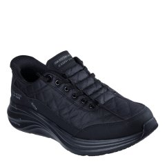 Skechers Cozy Fit Slip In Trainers Mens Black