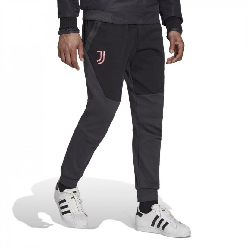 adidas Juventus Travel Pant Mens Carbon/Black