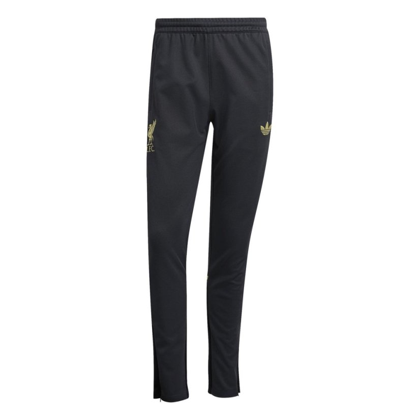 adidas Men's Liverpool Licensed Tracksuit Bottoms Black