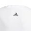 adidas Logo T Shirt Junior White/Black Lin