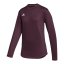 adidas Training Long Sleeve Top Womens Maroon