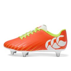 Canterbury Speed Team Junior Soft Ground Rugby Boots Tan Tango