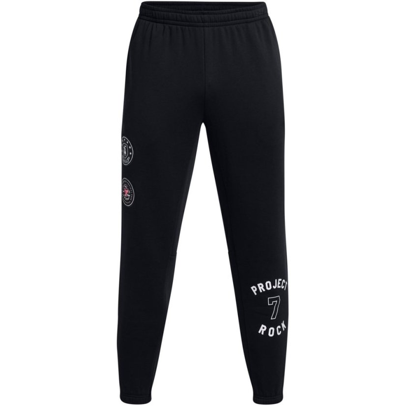 Under Armour Men's PR Icon Closed Hem Jersey Joggers Black
