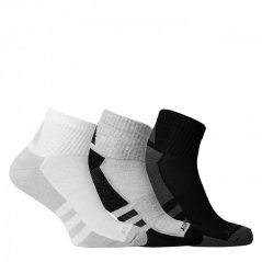 adidas Aeroready Ankle 6 Pack Socks Mens Gry/White/Black