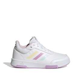 adidas Tensaur 3 Junior Girls Trainers White/Pink