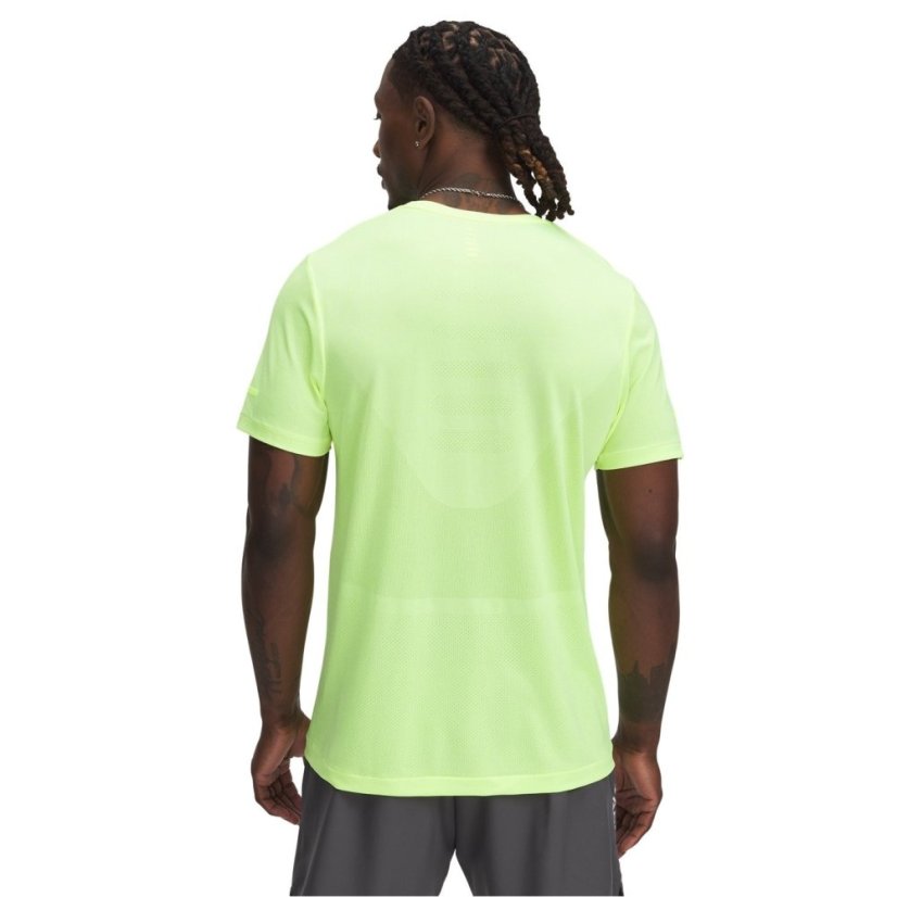 Under Armour Men's Seamless Stride Short-Sleeve Performance Top Yellow