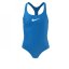 Nike Swoosh Swimsuit Junior Girls Photo Blue