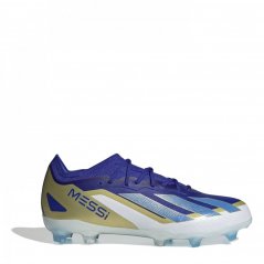 adidas X Crazyfast Elite Childrens Firm Ground Football Boots Blue/White