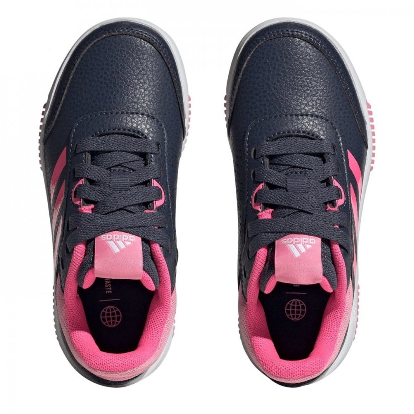 adidas Tensaur 3 Junior Girls Trainers Navy/Pink