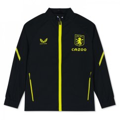 Castore Aston Villa Lightweight Jacket Juniors Black/Yellow